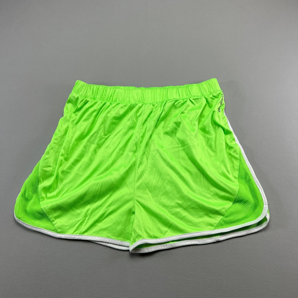 Xpro PBX Athletic Shorts Womens XL Neon Green Mesh Trim Trail Running Jogging